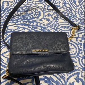 Navy blue MK crossbody